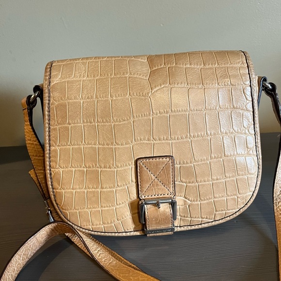 Michael Kors Croc Embossed Crossbody Purse - Picture 3 of 15